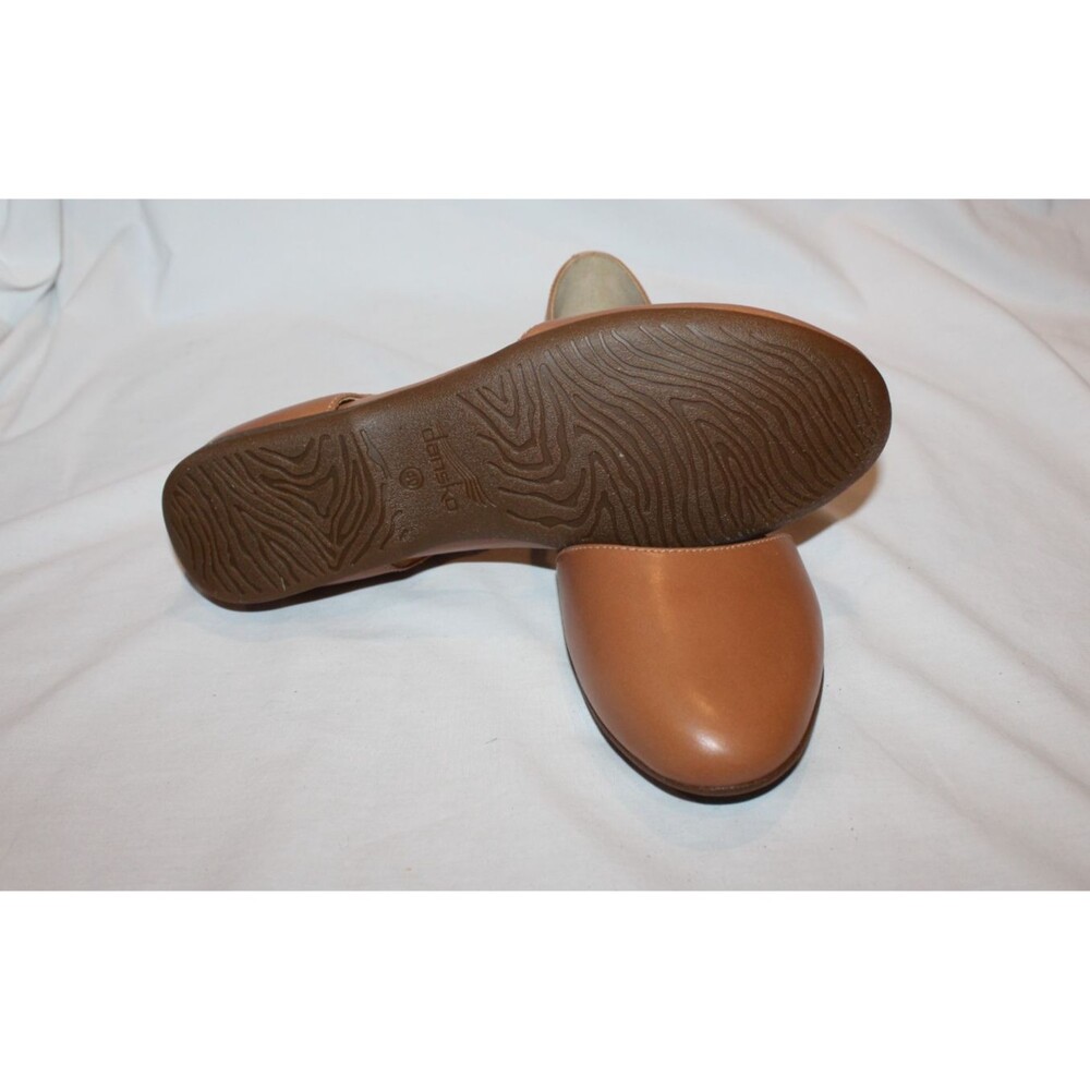 Dansko Liv Burnished Nappa Leather Strap Mary Jane EU 40 US 9.5-10 NEW TAN - Picture 6 of 6